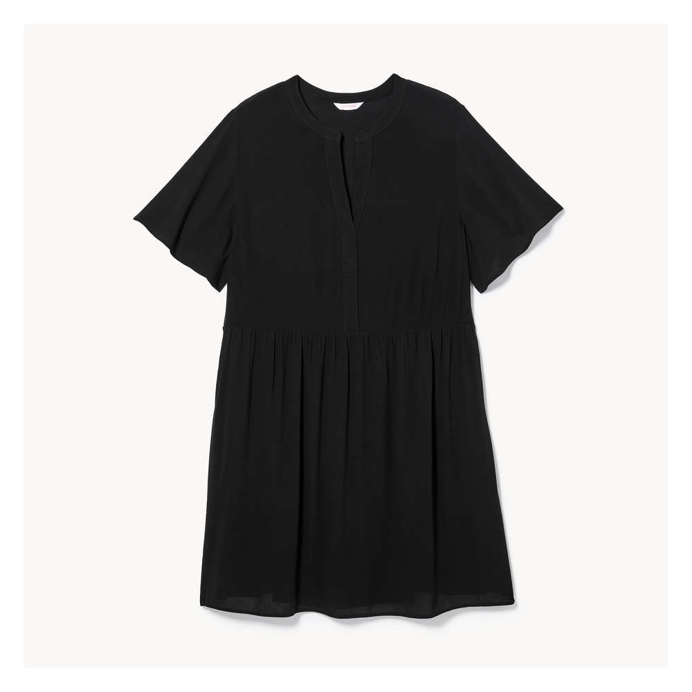 Joe Fresh Women+ V-Neck Mini Dress - 1 ea | Fortinos